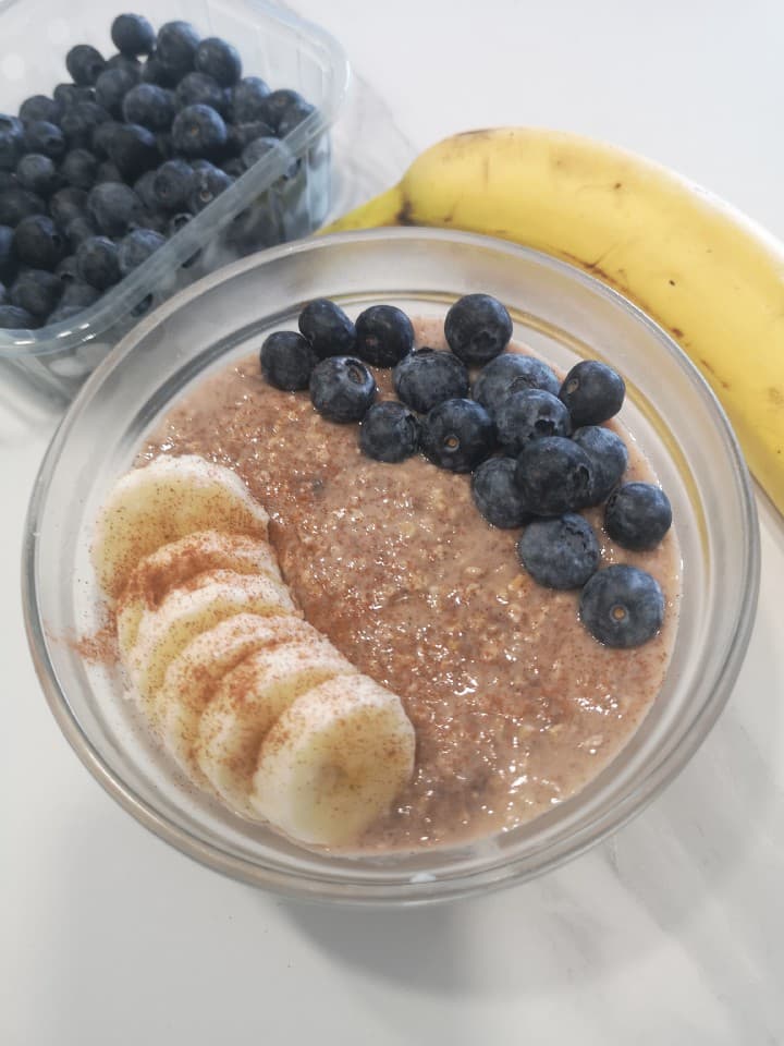 Porridge overnight à la banane