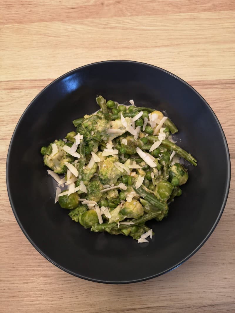 Curry aux 4 légumes verts