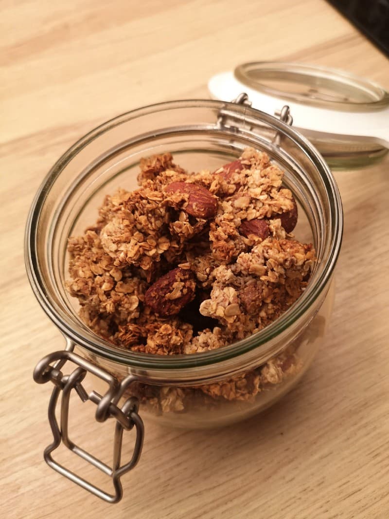 Granola croquant aux amandes et noix de pécan